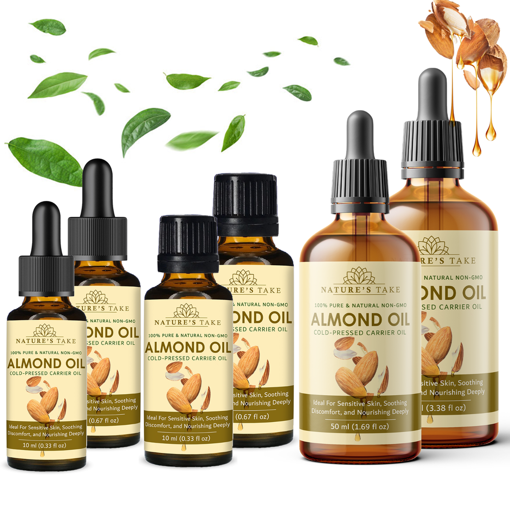 Sweet Almond Oil Organic Cold Pressed Ideal for Massage Skin & Haircare DIY UK