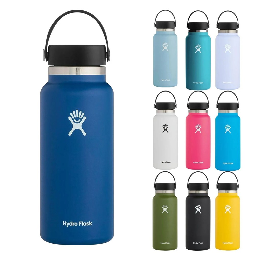 Hydro Flask 32oz Wide Mouth Insulated Stainless Steel Water Bottle with Flex Cap