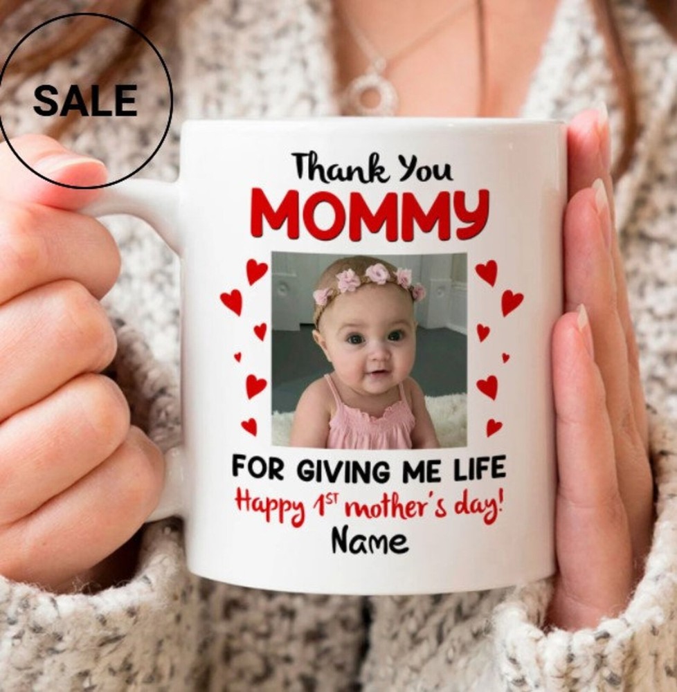 Personalized Mug Mommy Thank You For Giving Me Life Mug Gift For New Mommy