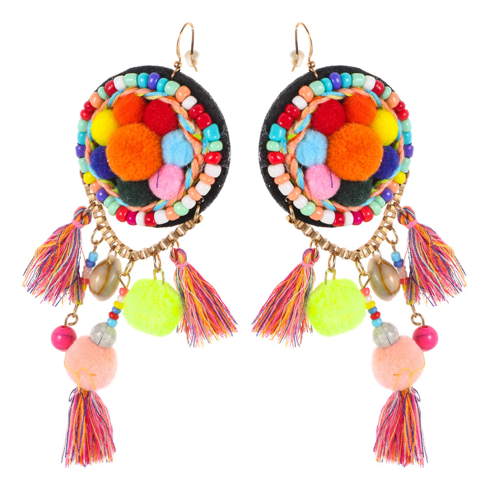 Unique Bohemian Tassel Earrings for Women Stylish Eardrops