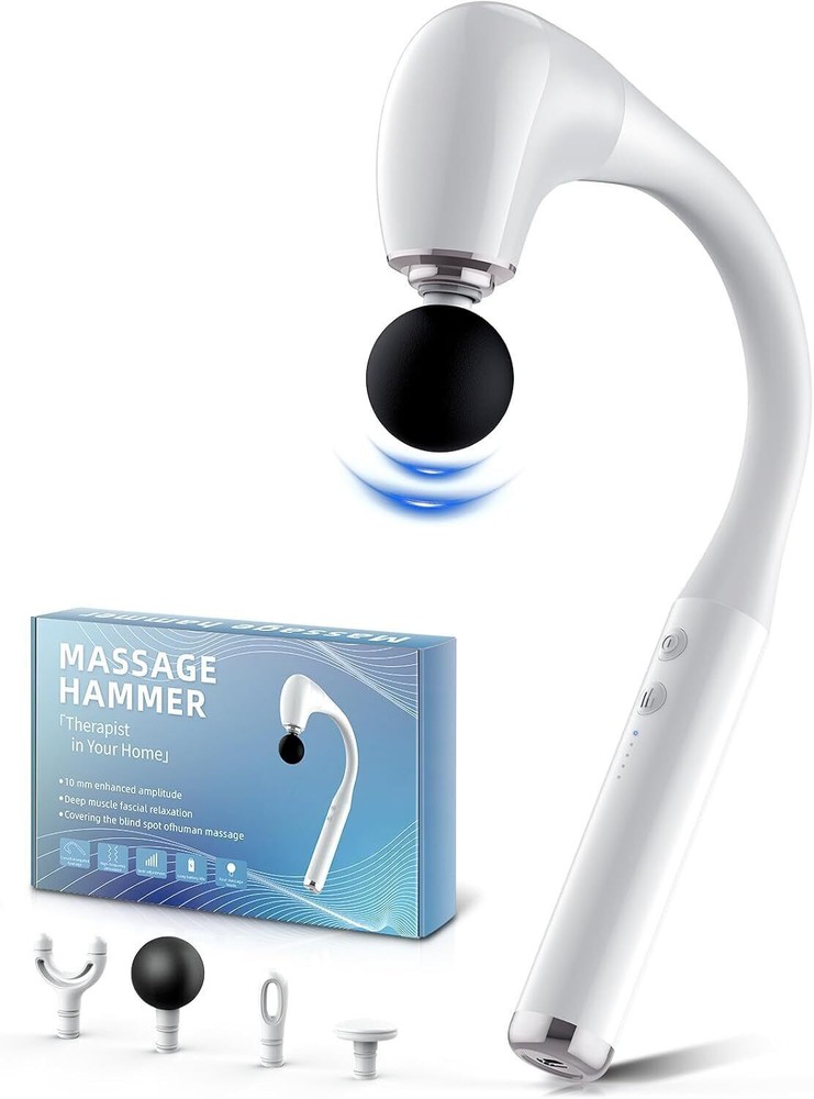 Massage Gun with Upgraded Extension Handle, 16MM Massage Gun Deep Tissue