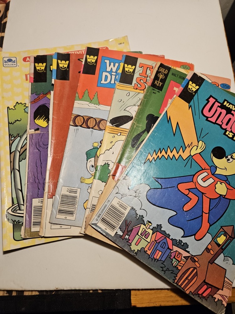 Comic Magazines Color Book Lot Of 7 Vintage  Winnie Tweety Used Condition