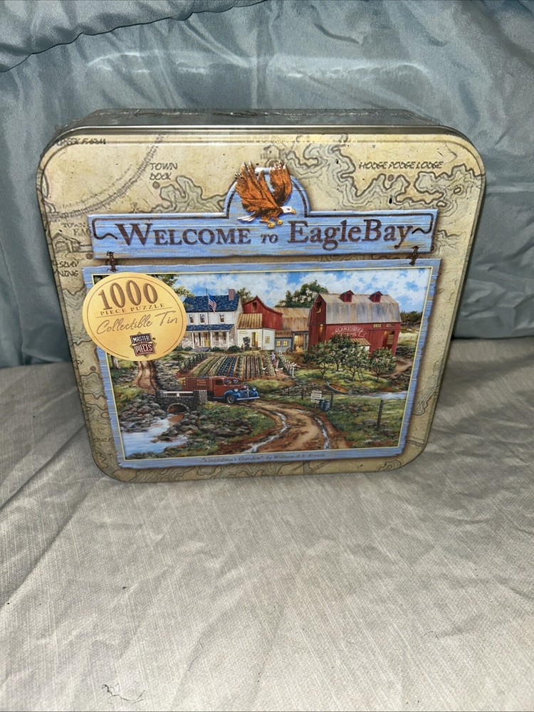 Welcome to Eagle Bay “Grandma's Garden”Jigsaw Puzzle William Kreutz