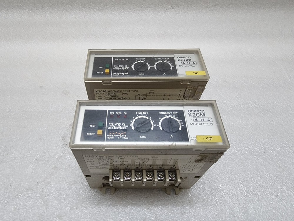 OMRON K2CM-4HA MOTOR RELAY 400-440VAC