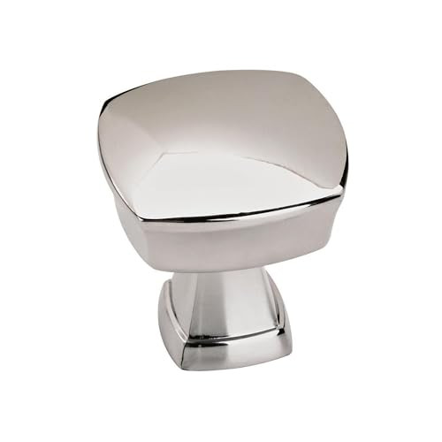 | Cabinet Knob | Polished Chrome | 1-1/4 inch (32 mm) Length | Stature | 10 P...