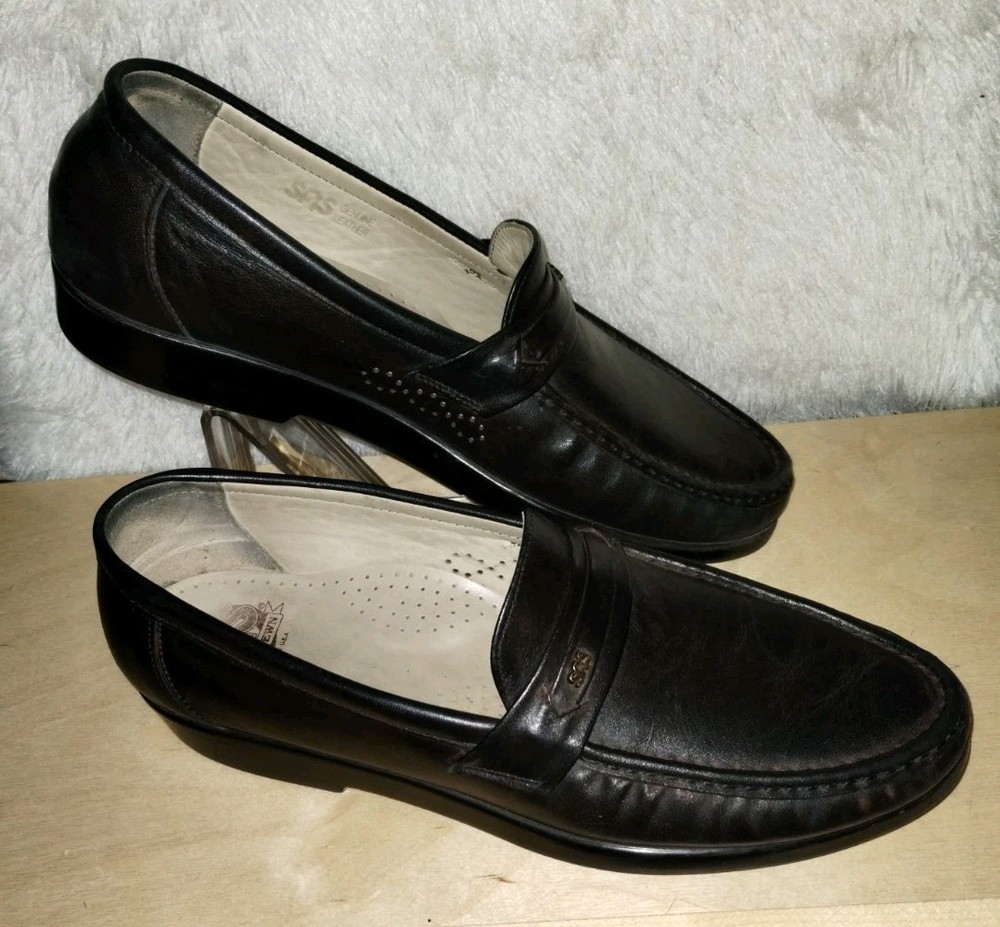 Genuine SAS Handsewn Made in USA Men 11.5 N (narrow) Flat Outsoles Comfort Shoes