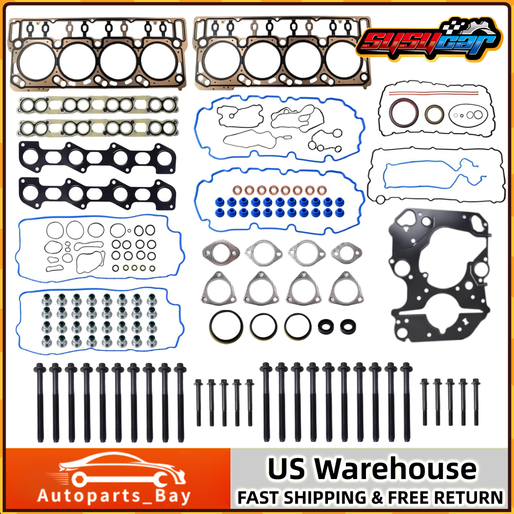 Full Gasket Set with Bolts for 08-10 Ford F250 F350 6.4L Powerstroke Diesel Turbo