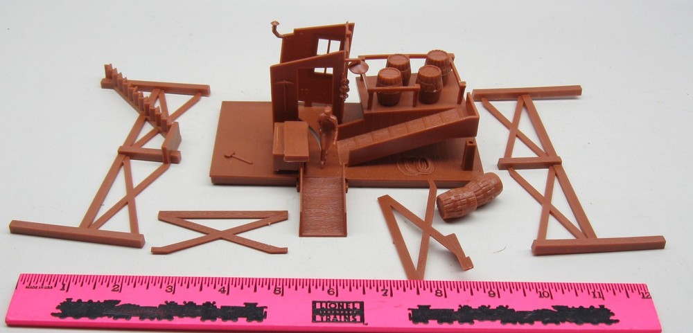 Lionel snap-together barrel loader building kit part 12706