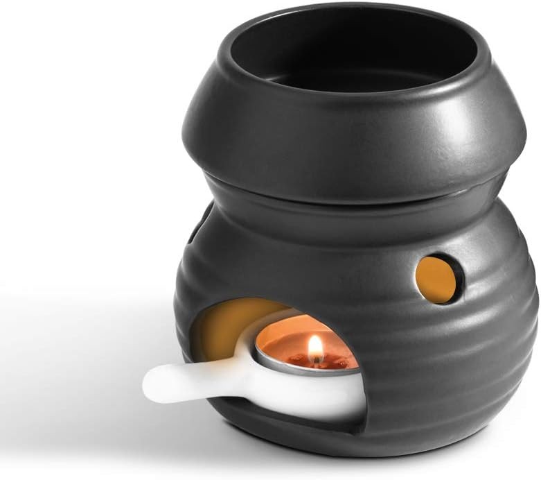 ComSaf Essential Oil Burner Wax Melt Burner with Candle Spoon, Aromatherapy Arom