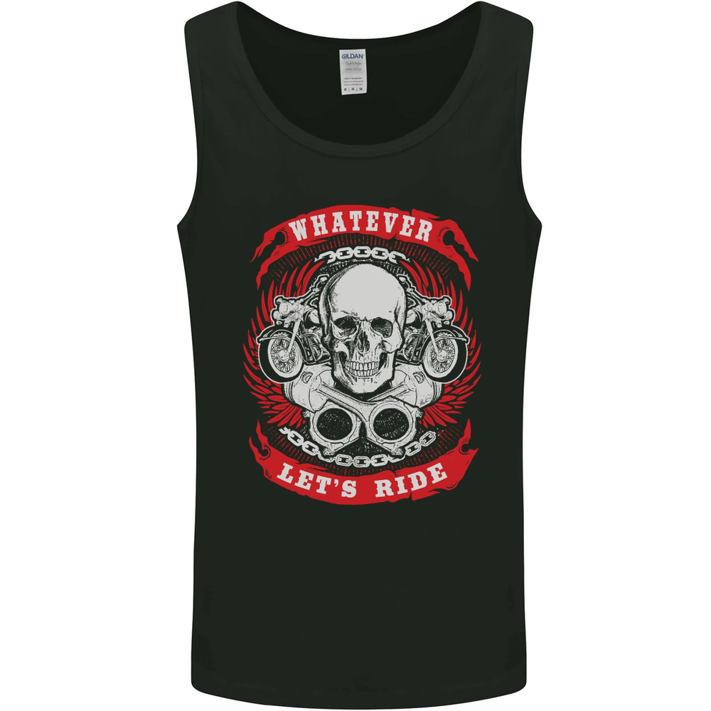 Rugged Biker Motorcycle Vest Tank Top for Men - Ride in Style