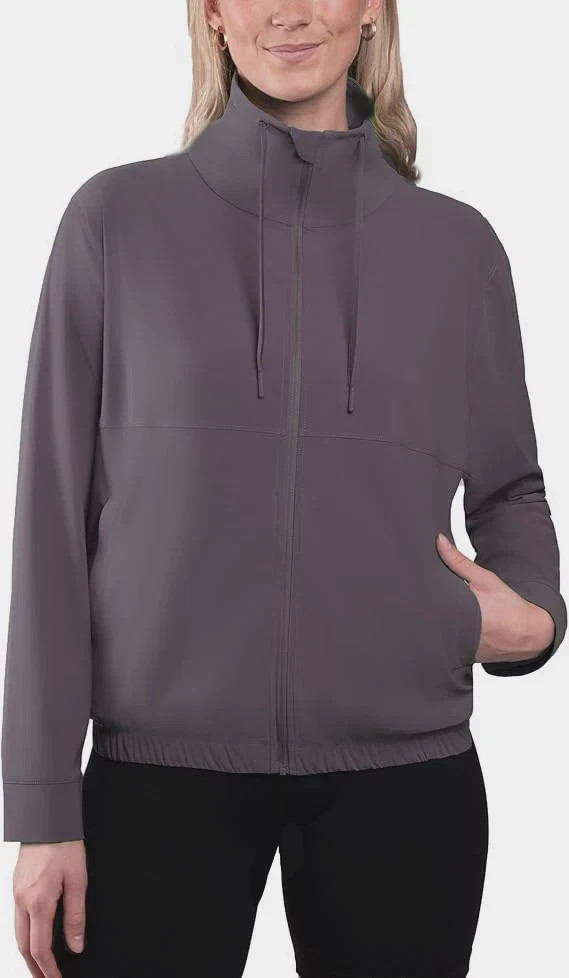 Kirkland Signature Ladies’ Active Full Zip, Brown, L