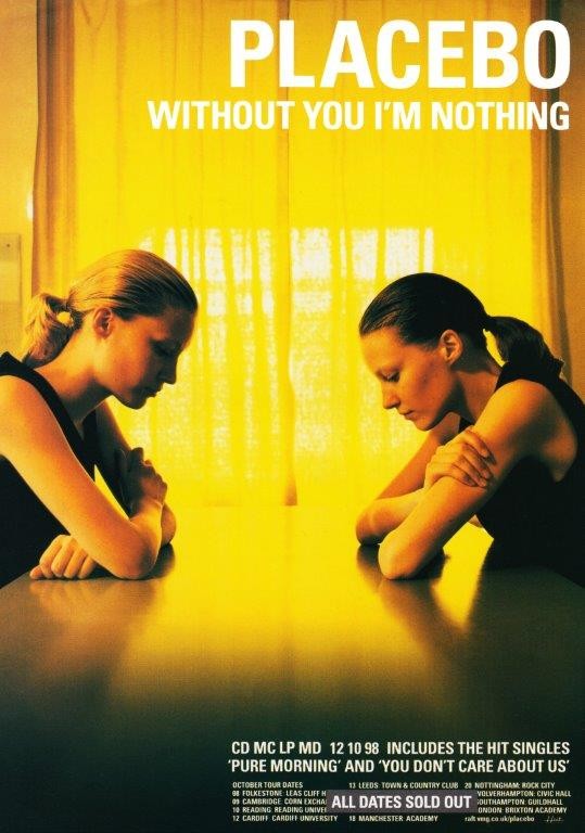 Placebo Without You I'm Nothing Poster - Vintage Wall Art Home Decor Unframed