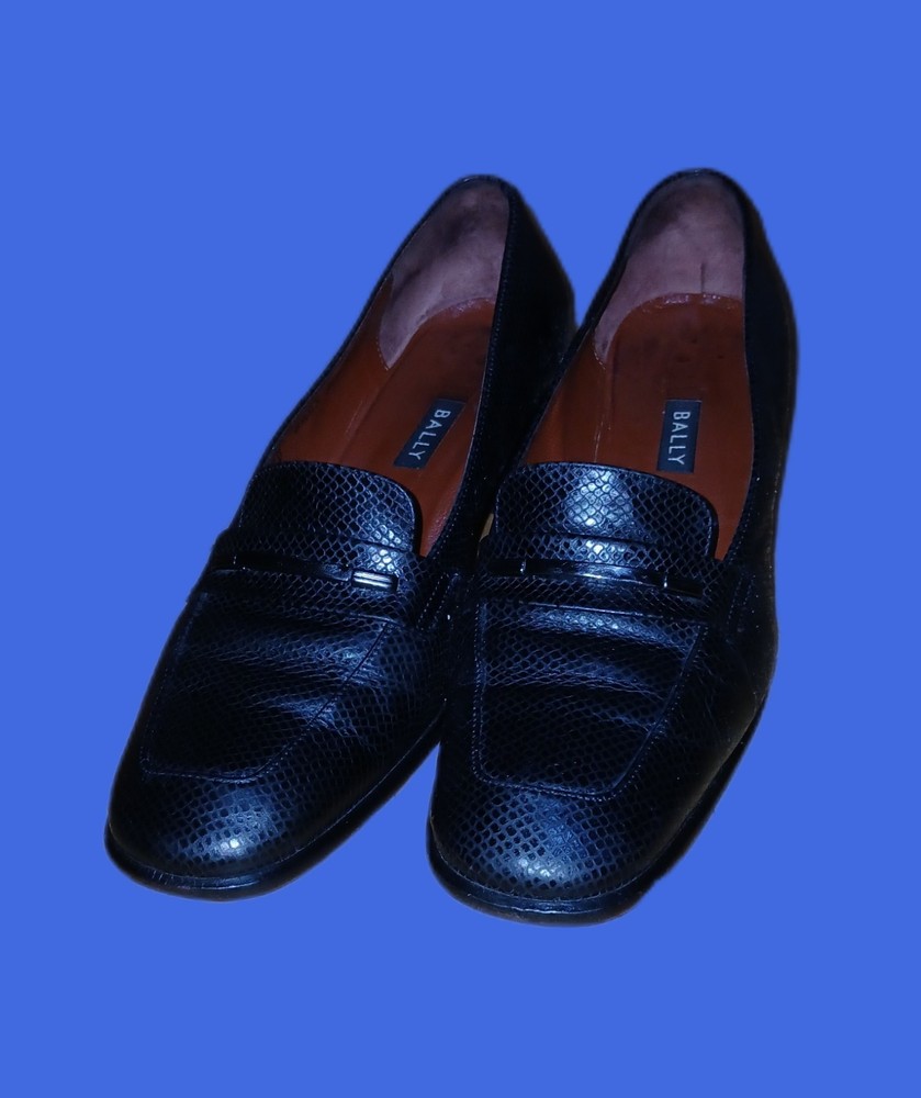 Bally Women's Vintage Leather Loafers Size US 7,5 EU 39