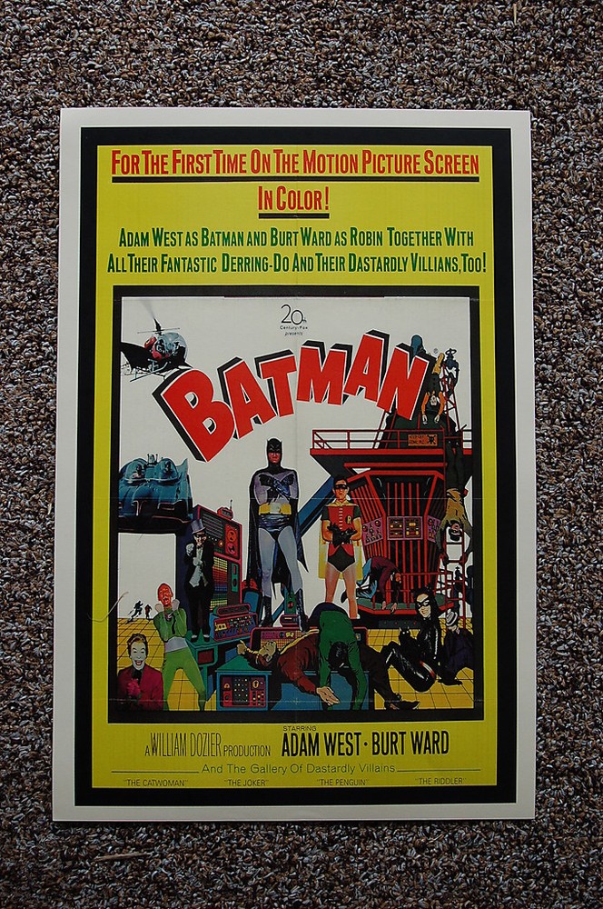 Batman 60s Lobby Card Movie Poster #3 Adam West Burt Ward 12 x 18