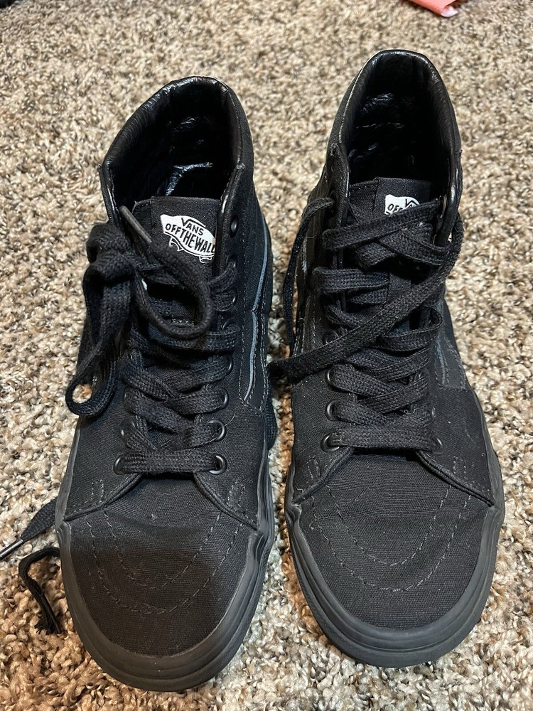 Size 5 Men 6.5 Women - VANS Sk8-Hi Triple Black