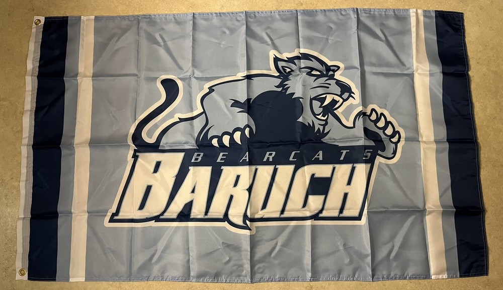 Baruch College Bearcats Flag Banner Large 3x5 w/Grommets ✅ Brand New ✅ New York