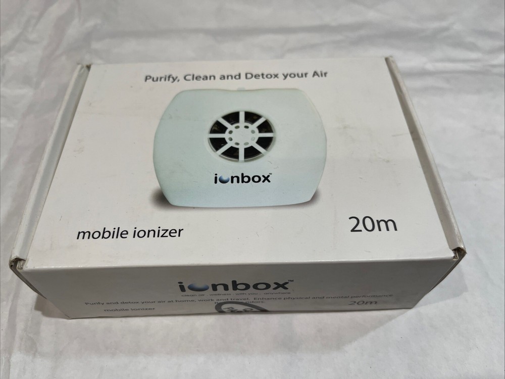 IonPacific ionbox  Mobile Air Ionizer for Home, Negative Ion Filtration System