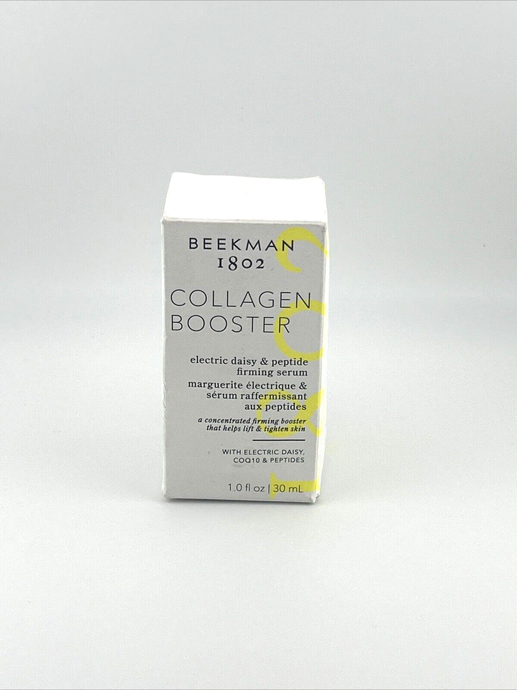 Beekman 1802 Collagen Booster Electric Daisy & Peptide Firming Serum-1 oz NIB