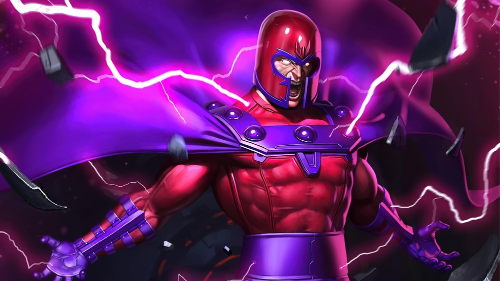 Magneto Power Marvel  Metal Art Print Comics Poster 8in x 12in Lot Up