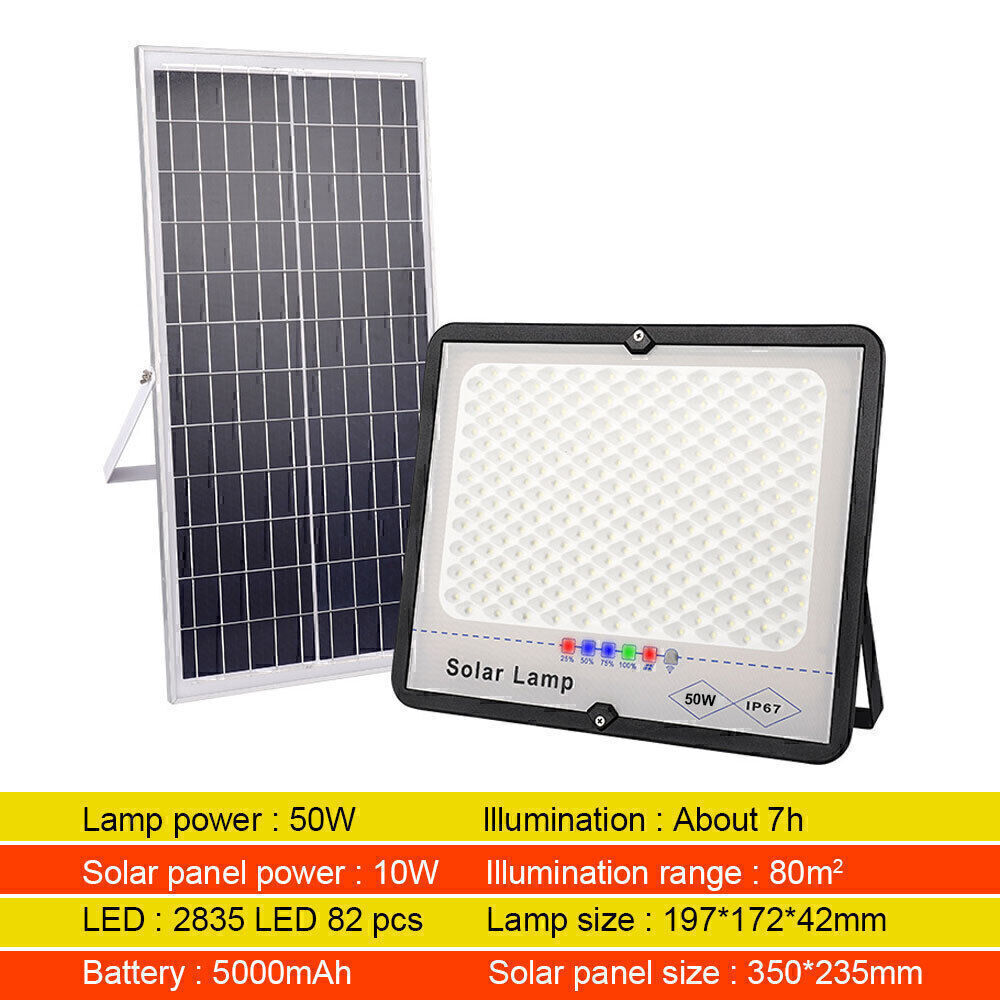 Waterproof Solar Outdoor Flood Light for Garden Path and Landscape Spotlight