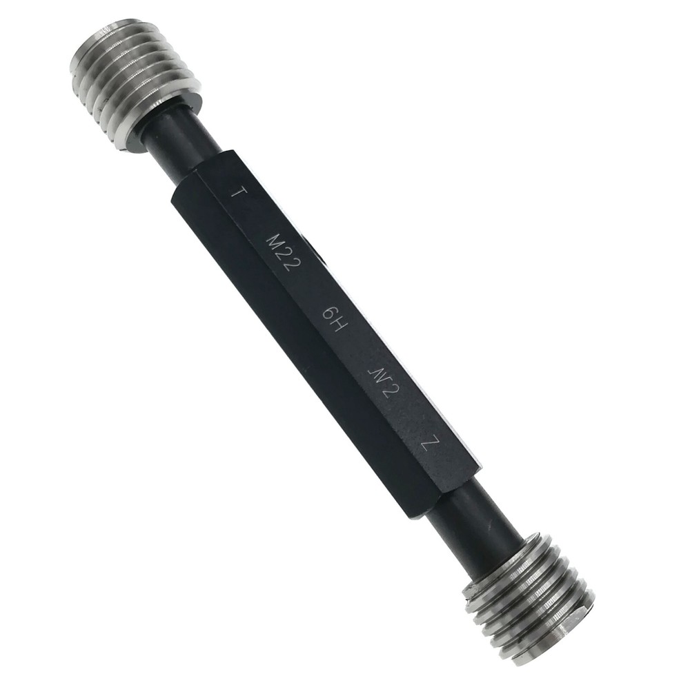 M22 x 2.5 & M24 x 2.5 Double End Metric Thread Plug Gauge Go NoGo 6H-image