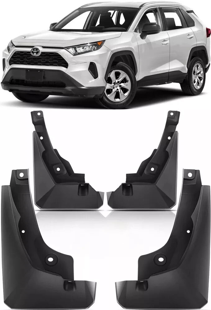 Genuine Full Set Splash Guards Mud Flaps Fender For 2019-2025 Toyota RAV4