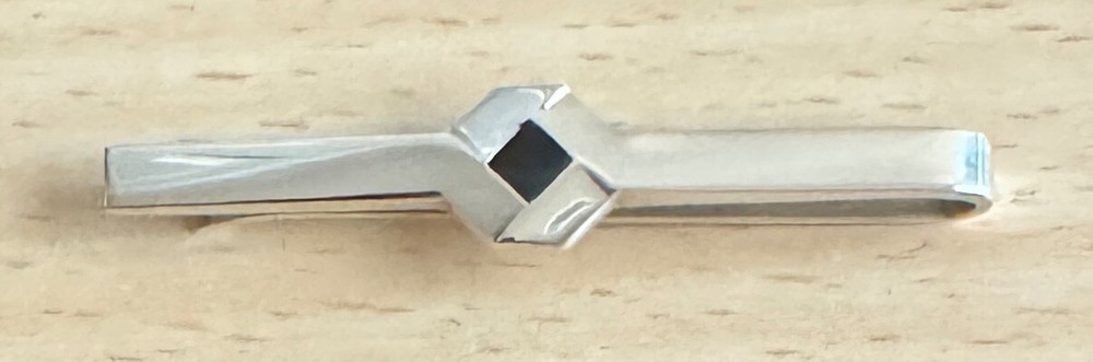 Vintage Georg Jensen Sterling Silver 925 Tie Clip Bar Denmark