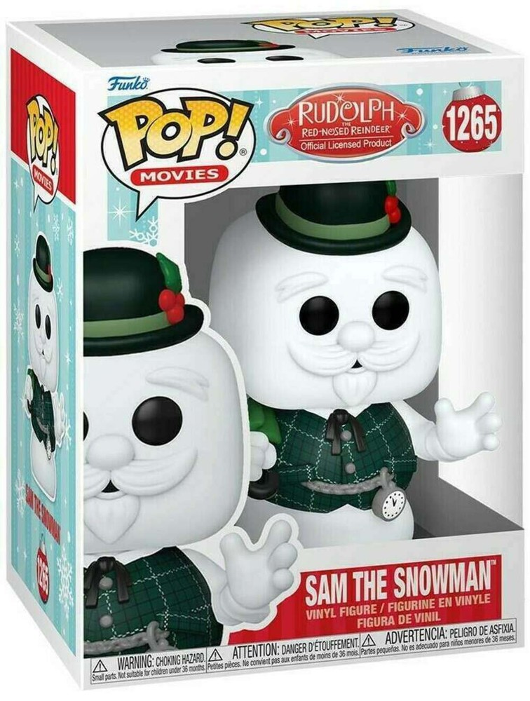 Funko POP Movies Rudolph The Red Nosed Reindeer Sam The Snowman #1265 Collectible Figure