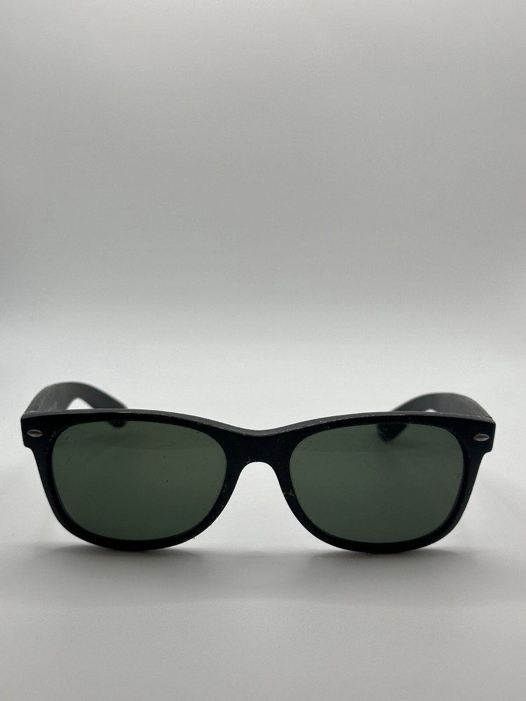 Ray.Ban New Wayfarer RB2132 622 Mens Matte Rubber Black Sunglasses FRAMES ONLY