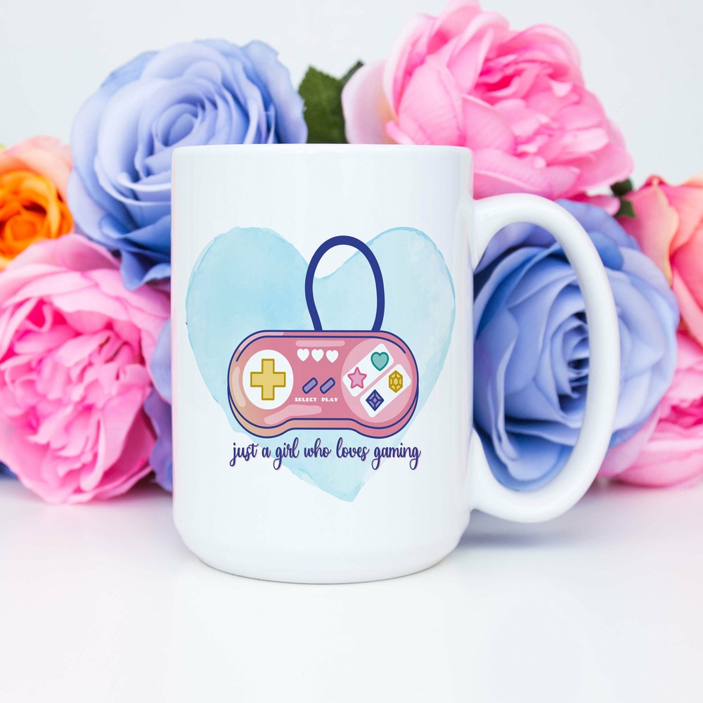 Gaming Enthusiast White Ceramic Coffee Mug for Tea and Coffee Lovers