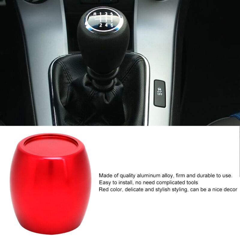 Red Aluminum Alloy Gear Knob for 5 and 6 Manual Transmission