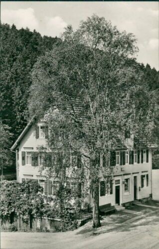 Postcard Obertal Baiersbronn Black Forest pension Rothfuss (9853)