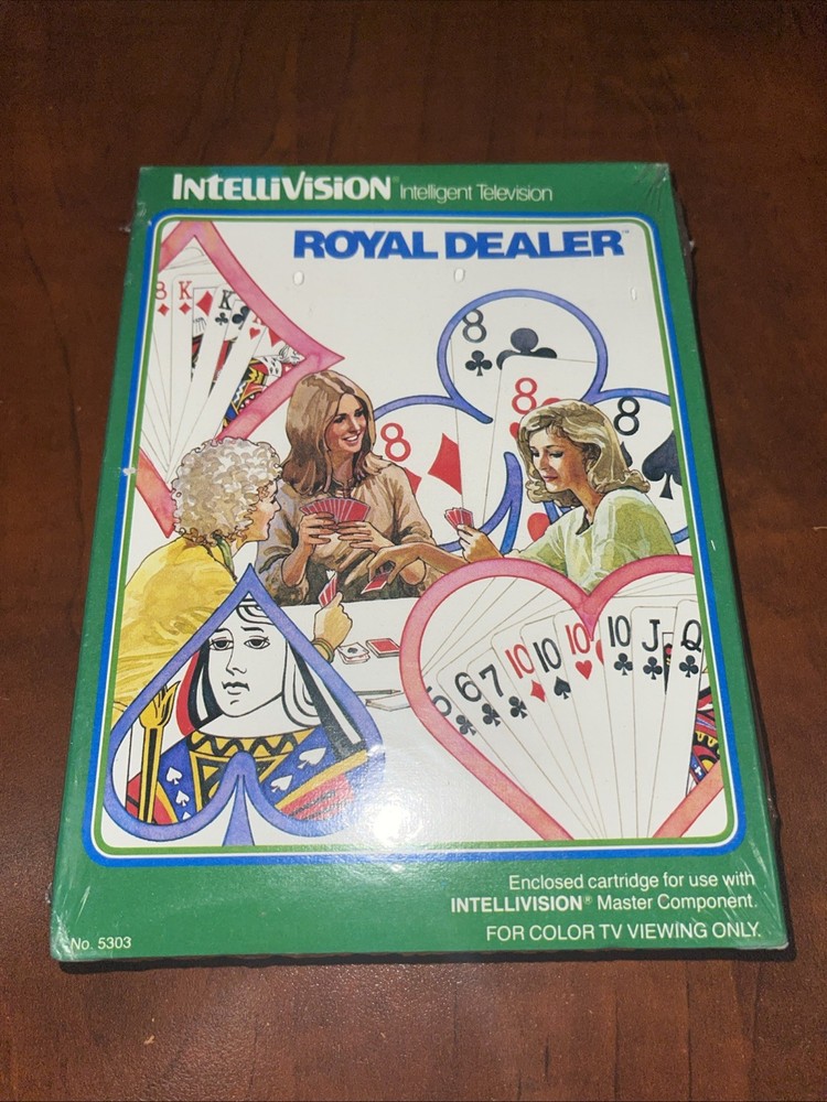 Royal Dealer (Intellivision, 1982) Factory Sealed
