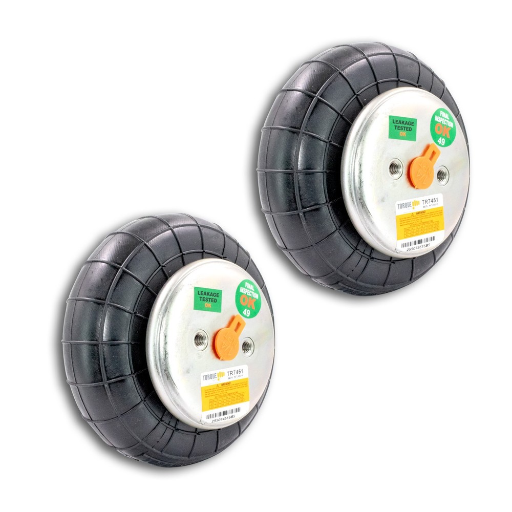 TORQUE 2 Pack Single Convoluted Air Spring Bag Replacement for Firestone