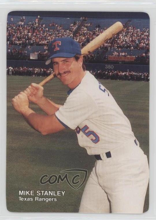 1989 Mother's Cookies Texas Rangers Stadium Giveaway Mike Stanley #22