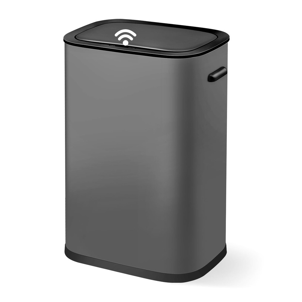 13 Gallon / 50 Liter Motion Sensor Trash Can, Smart Trash Can with Lid, Recta...
