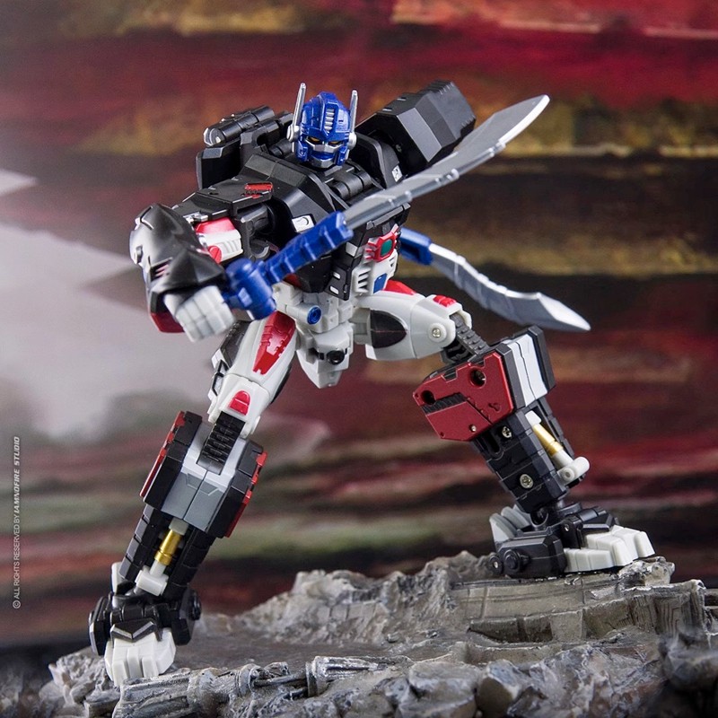 Dr Wu BM-01 BW Optimus Primal Small-Scale Transforming Robot Figure