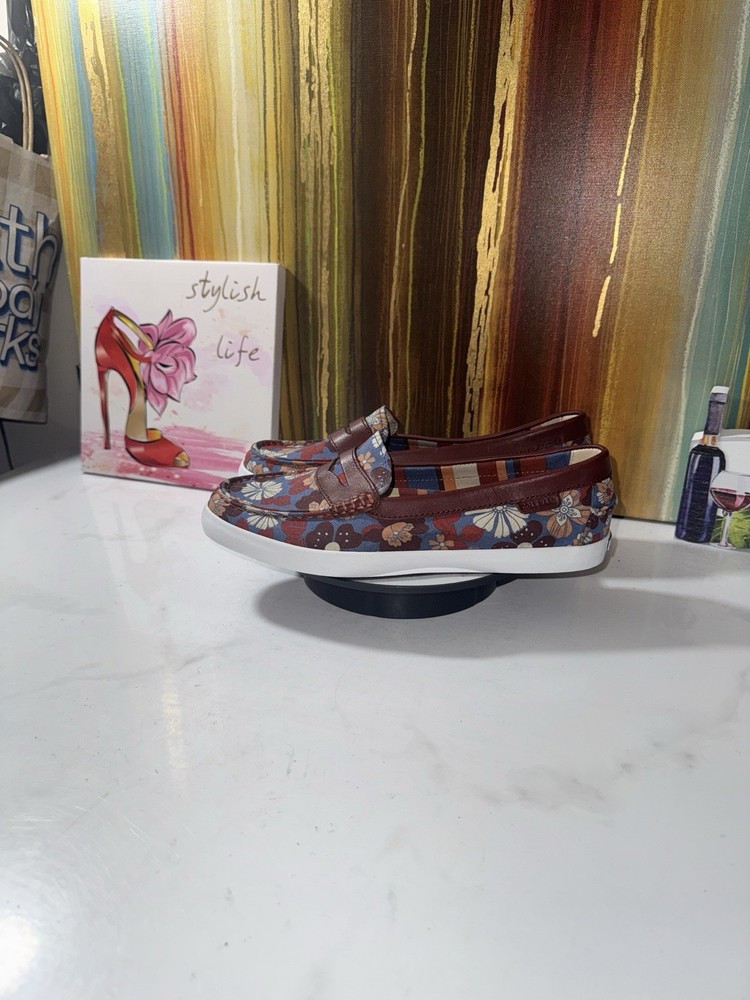 New Cole Haan Nantucket Floral Penny Loafers Women’s - Size 8B