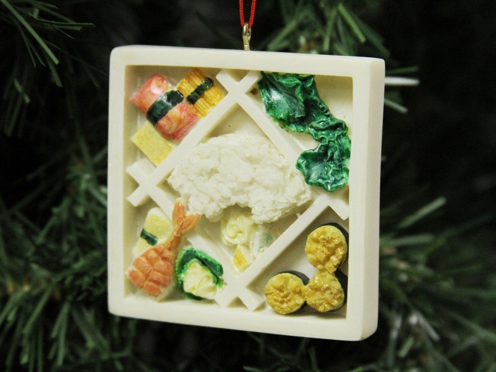 Sushi Bento Box Christmas Ornament Decoration
