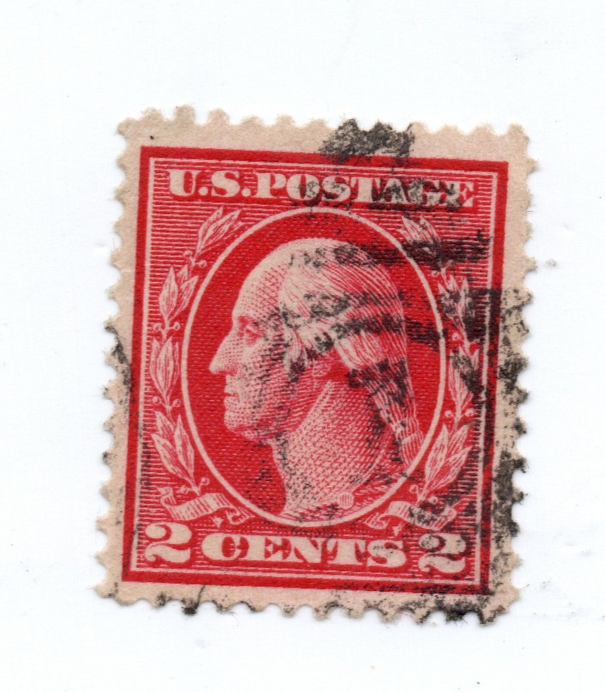 Very Rare George  Washington Red Two  2 Cent Postage Stamp