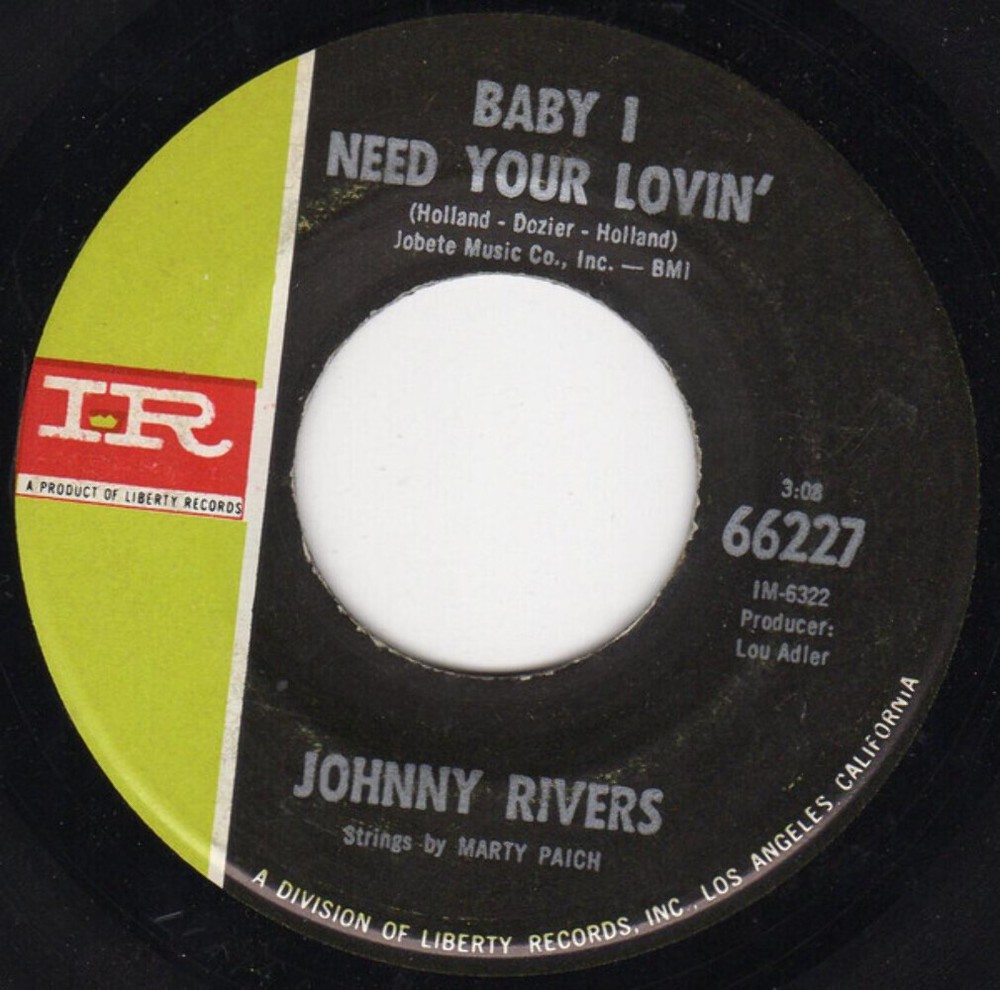 Johnny Rivers - Baby I Need Your Lovin' (7