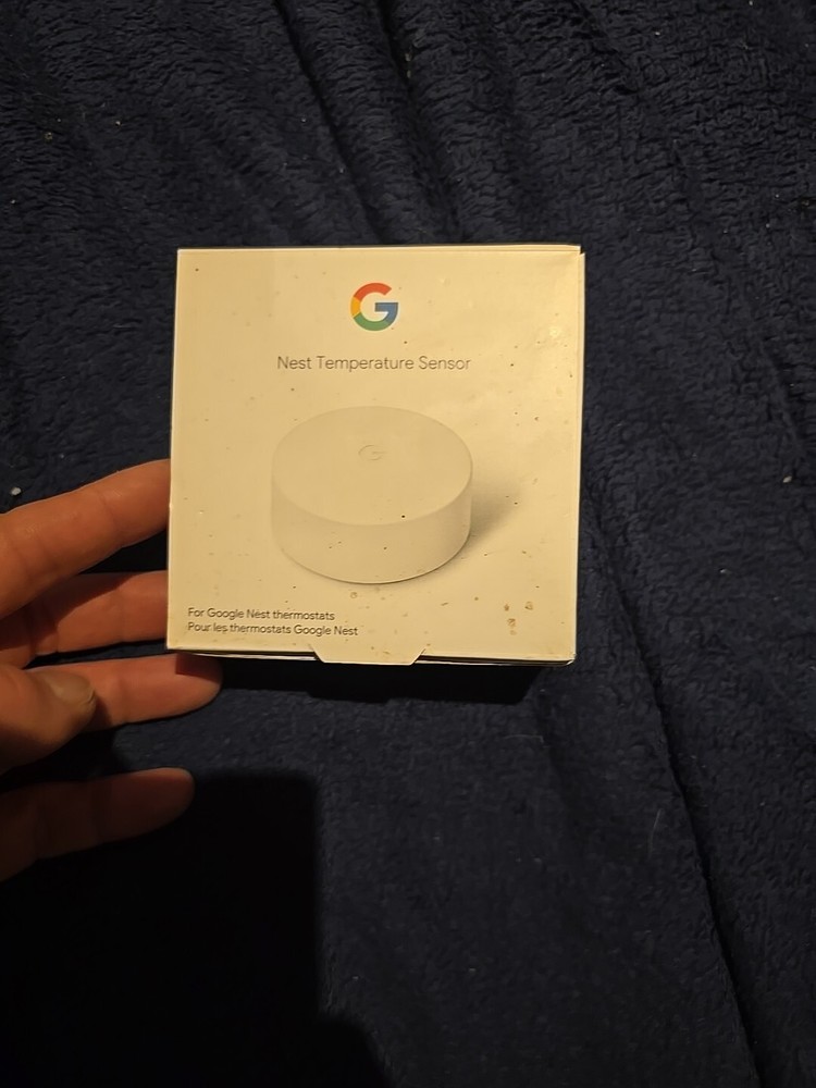 Google Nest T5000SF Temperature Sensor Thermostat - White Open Box