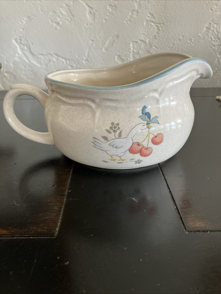 Vintage Japanese Stoneware Gravy Boat by International China