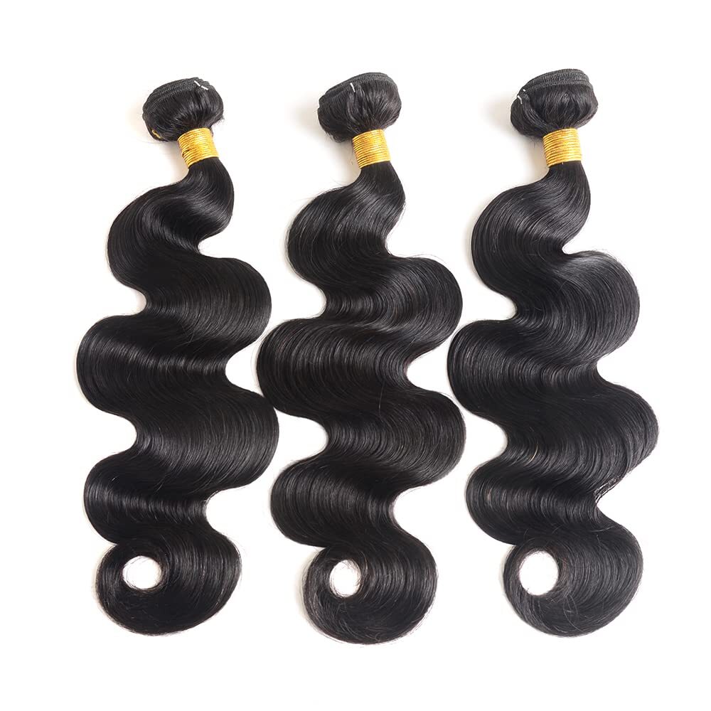 10A Body Wave Human Hair Bundles Remy Virgin Hair Extensions Weft 10in 12in 14in