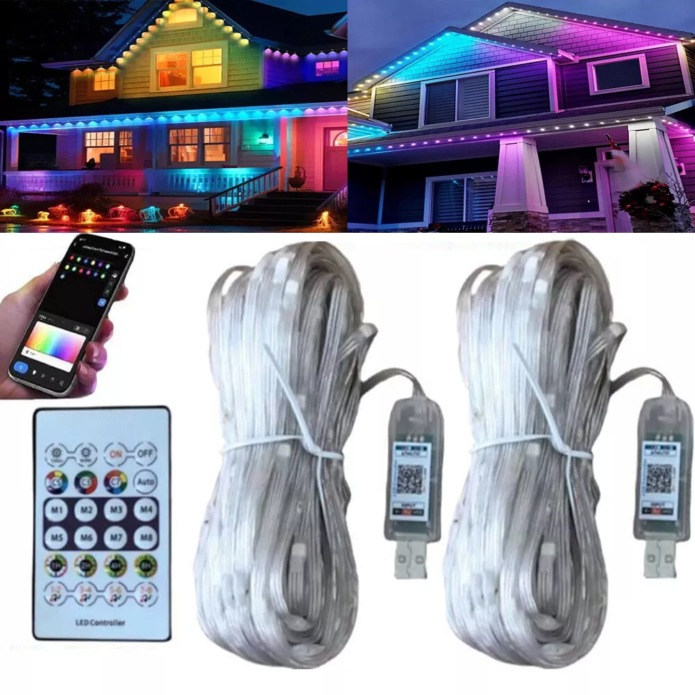 20~40M/65.6FT Smart Rainbow LED Permanent Outdoor Light - Smartlight 2025 US