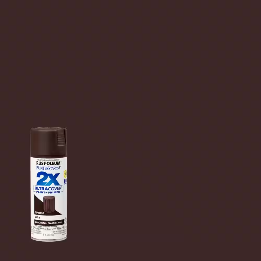 12 Oz. Satin Espresso General Purpose Spray Paint