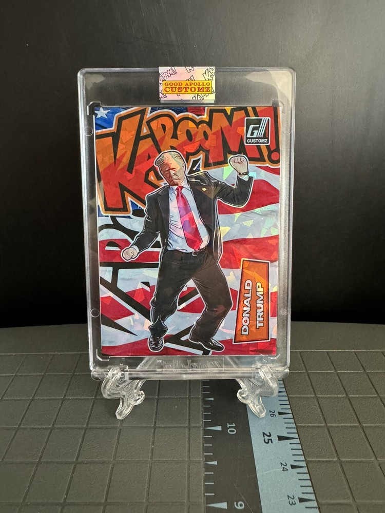 Donald Trump Kaboom Style Novelty Trading Card #47 President Elect Holograph USA