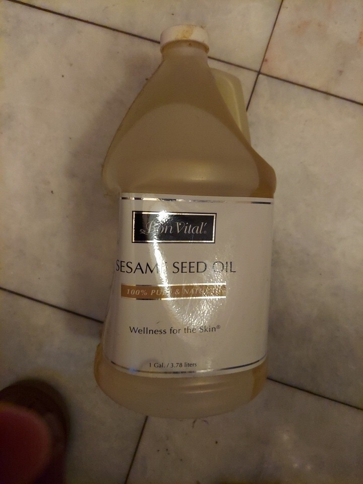 NEW Bon Vital Sesame Seed Massage Oil 1 Gallon for Relaxation & Therapy