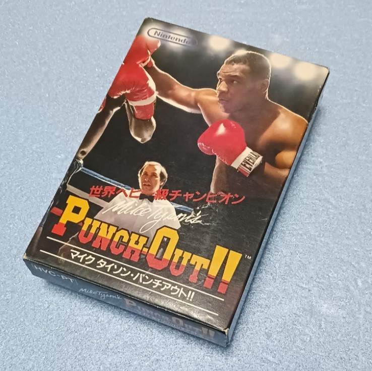 Mike Tyson Punch-Out!! Famicom CIB Complete HVC-PT Nintendo Japan Dictionary