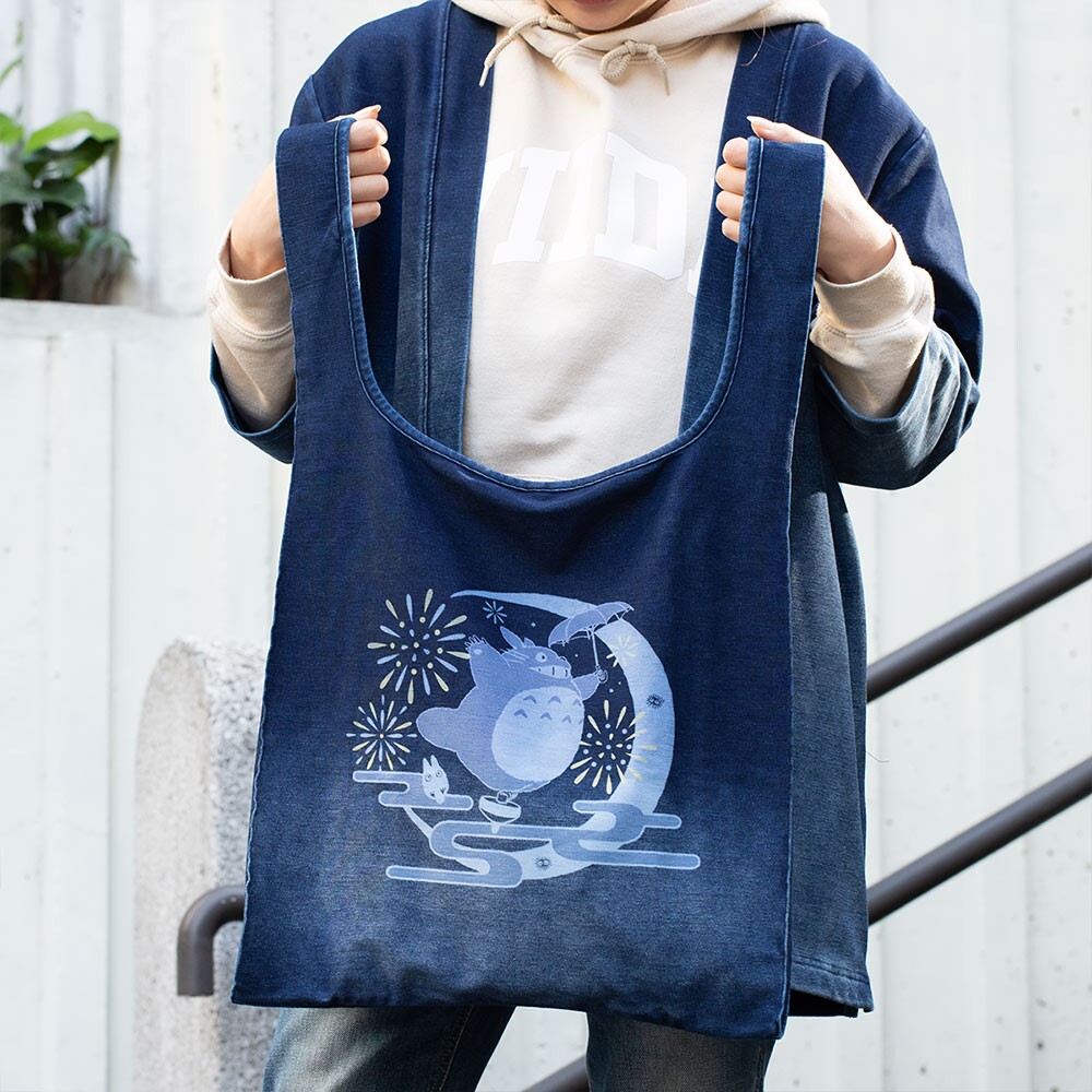 Ghibli My Neighbor Totoro Craft Style Collection Shopping Bag Night Sky #502
